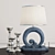 Elegant Classic Table Lamp 3D model small image 1