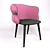 Potocco COULISSE Armchair: Sleek Design & Versatile Comfort 3D model small image 1