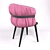 Potocco COULISSE Armchair: Sleek Design & Versatile Comfort 3D model small image 3
