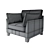 John Lewis Ikon High Back Armchair 3D model small image 3