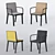 Afra EMEA Oak Wood Armchair 3D model small image 2