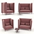 Elegant PINCH High-back Sofa: Polys: 513 242, Verts: 513 592 3D model small image 1