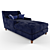 Veranda Isabella Couch: Philippe Collection 3D model small image 2