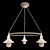 Elegant Modern Pendant Light 3D model small image 3