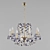 Elegant Crystal Chandelier 3D model small image 1