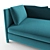 Luxe Comfort: SHO's Lola Sofa 3D model small image 2