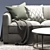 Elegance in Motion: Baker Manhattan Sofa 3D model small image 2