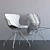  Modern Wire Dining Chair 3D model small image 2