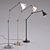 Adjustable Architectural Task Floor Lamp 3D model small image 1