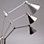 Adjustable Architectural Task Floor Lamp 3D model small image 2