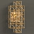 Bronze Geometric Pendant & Sconce 3D model small image 2