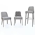 Elegant Seating Collection by Tonon 3D model small image 3