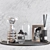 Masculine Decor Set: Frame, Lamp, Perfumes 3D model small image 1