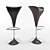 Sleek Bar Stool 3D model small image 1