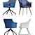 Elegant Leolux Mara Chair 3D model small image 3