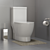 Elegant Studio 1 Toilet Suite 3D model small image 3