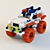 Ultimate LEGO Technic 4x4 Crossover 3D model small image 2