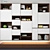 Modern Floating Bookcase with Optional LED Light 3D model small image 2