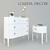 Garda Decor Chest of Drawers & Bedside - Elegant Storage Solution 3D model small image 1