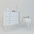 Garda Decor Chest of Drawers & Bedside - Elegant Storage Solution 3D model small image 2