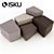 Versatile KIVIKKO Seating Set 3D model small image 1