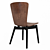 Modern Shell Dining Chair 3D model small image 2