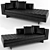 Contemporary HAERO Alivar Sofa 3D model small image 1