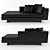 Contemporary HAERO Alivar Sofa 3D model small image 2