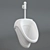 Compact Vidima Urinal for Small Spaces 3D model small image 2