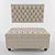 Cozy Cushy Ottoman 3D model small image 2