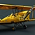 Vintage Tiger Moth Biplane: Classic 1930s Training Aircraft 3D model small image 2