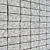 Sleek Gray Brick Panel 3D model small image 1