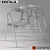 Modern Plastic Chair by Kristalia 3D model small image 2