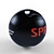 SPRI Dual Grip Xerball: Perfect for Versatile Med Ball Training! 3D model small image 2