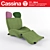 Sleek Cassina Wink Chair 3D model small image 1