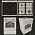 Gorenje Classico Gas & Electric Cooker 3D model small image 3