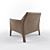 Cab Lounge Chair: Timeless Comfort 3D model small image 2