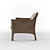 Cab Lounge Chair: Timeless Comfort 3D model small image 3