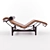 Iconic Cassina LC4 Chaise Lounge 3D model small image 2