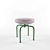 Cassina LC7-LC8: Iconic Perriand Design 3D model small image 3