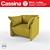 Modern Elegance: Cassina La Mise Armchair 3D model small image 1