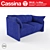 Elegant Cassina La Mise Sofa 3D model small image 1