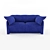 Elegant Cassina La Mise Sofa 3D model small image 2