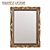 Elegant Modenese Gastone Mirror 3D model small image 1