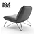 ROLF BENZ 394: Sleek Labsdesign Chair 3D model small image 2