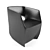 M114 OM Plastic Chair - Modern and Comfortable 3D model small image 1