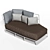 Dehors 373 o: Stylish Outdoor Sofa 3D model small image 1