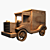 Wooden Toy Car 3D model small image 1