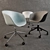 Height-Adjustable AAC52 Chair 3D model small image 1