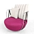 Elegant Swan Chair 3D model small image 2